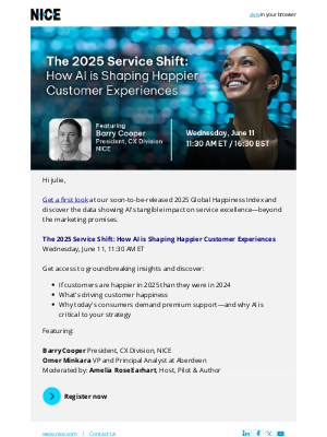 NICE - You’re invited! Get details on what makes customers happier