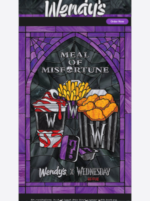 Wendy's - Endure Wednesday’s Meal of Misfortune 😈