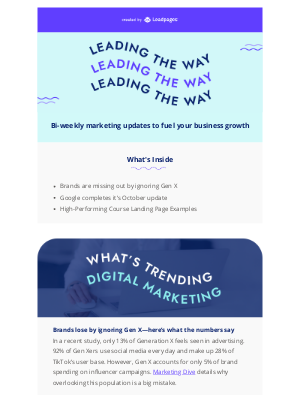 LeadPages - What you didn’t know about Gen X 👀