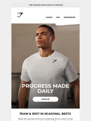 Gymshark (Australia) - Arrival: Progress made daily 💯