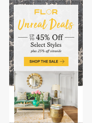 FLOR - Select rugs up to 45% off 💅🏻