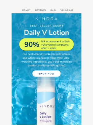 Kindra - Bestseller! 90% felt improvements 💦