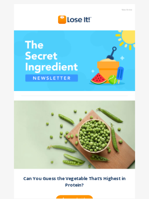 Lose It! - This Vegetable Packs 18g of Protein (!!!) 💚