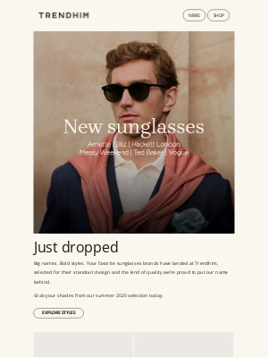 Trendhim - Launching new sunglasses