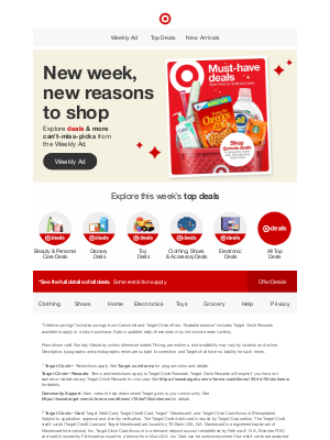 Target - Your new Weekly Ad is here.