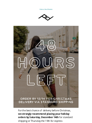 Peak Design - Just a lil' time left 🎁