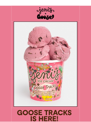 Jeni's Splendid Ice Creams - New! GOOSE TRACKS