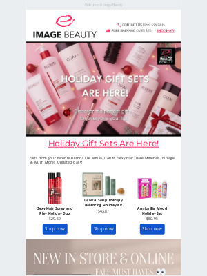Holiday Sets Are Arriving!