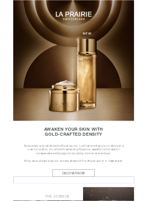 La Prairie - Have you discovered our new Pure Gold creation?