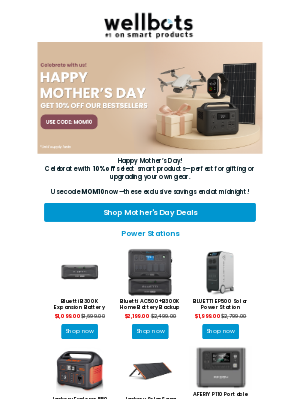 wellbots - 🎉 Happy Mother's Day from Wellbots