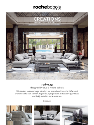Roche Bobois (United Kingdom) - Creations Spring-Summer Roche Bobois
