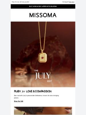 Missoma - July babies, this one's for you