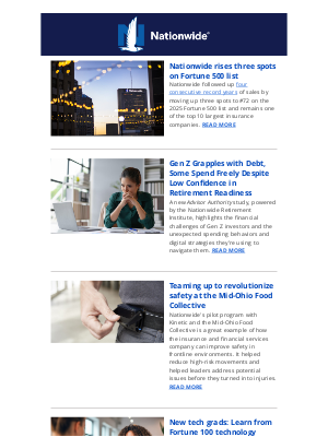 Nationwide - New from Nationwide: Catch up on the latest stories