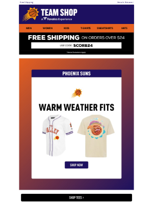 Phoenix Suns - Suns Warm Weather Fits For The Spring