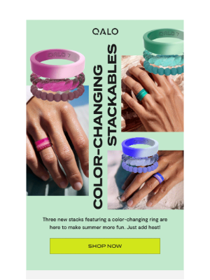 QALO - NEW DROP: Color-Changing Stacks