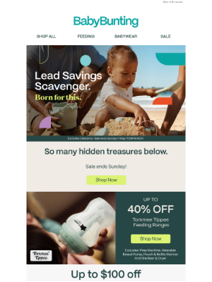 Baby Bunting (Australia) - ⏰ Hidden Deals Waiting For You, Ends Tomorrow