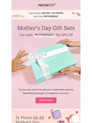 Nectar Bath Treats - Last Chance for Mother’s Day Gifts