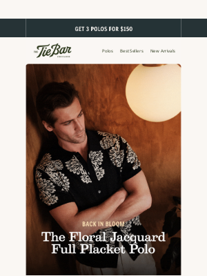 The Tie Bar - It’s Back: Your Favorite Polo in Indigo Navy