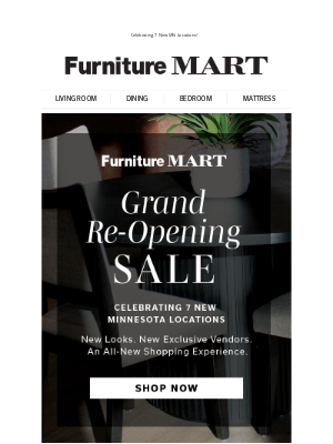 Becker Furniture World - New Looks. New Vendors. All-New Experience!