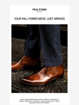 Paul Evans - Fall Boots That Command Attention