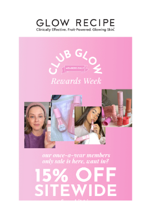 Glow Recipe - This only happens once a year