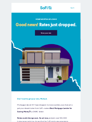 SoFi - ❗️Our mortgage rates dropped. View your new rate now.