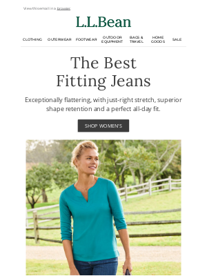 L.L.Bean - These Jeans Fit and Flatter All Day Long