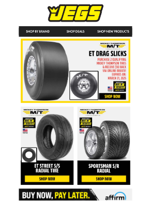 JEGS Performance - JEGS Staff Picks: Mickey Thompson Tires & More