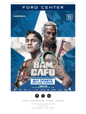Dallas Cowboys - Exclusive Boxing Presale 🥊