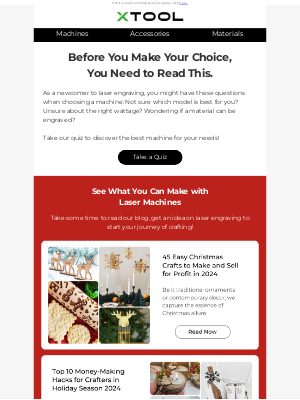 xTool - [Guides + Gifts] Find Your Perfect Machine Today!