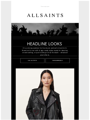 ALLSAINTS (United Kingdom) - Got the gig ticket? Here’s the outfit