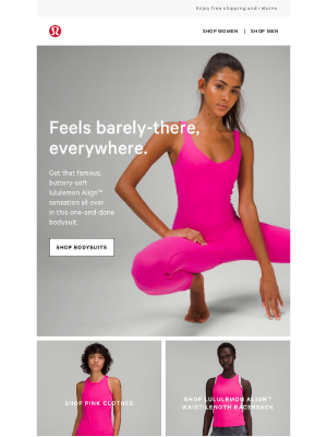 Lululemon - Get more presence in one piece