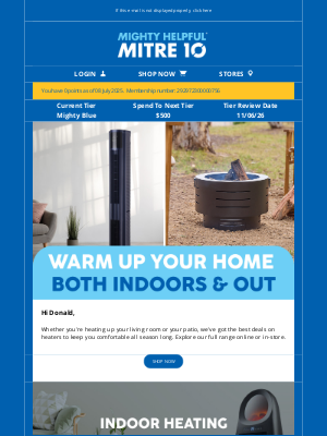 Home Hardware (Australia) - Donald, Warm Up Your Home Both Indoors & Out