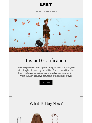 Lyst - What to Wear Now: Curated