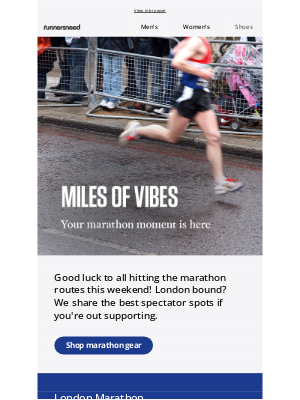Runners Need (United Kingdom) - Good luck runners! 🙌