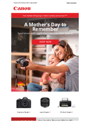 Canon - Mother's Day is Right Around The Corner🌷💗