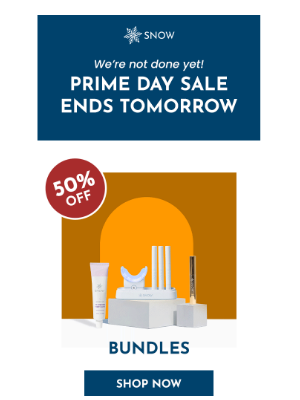 Snow - The Prime Day Sale is ending soon