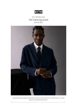 KITH - The Tailoring Guide | Spring 2025