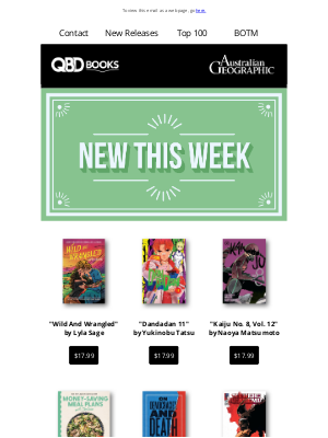 QBD The Bookshop (Australia) - QBD Books: New This Week
