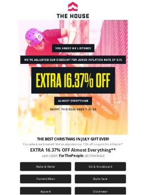 Altrec.com - Our Christmas In July Gift To You 🎁 EXTRA 16.37% Off Almost Everything