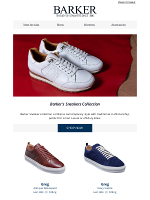 Barker Shoes (UK) - Barker’s Sneaker Collection - Contemporary Style Meets Traditional Craftsmanship | Explore the Archive Collection