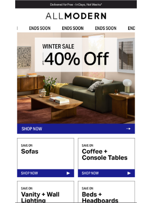 AllModern - SOFAS UP TO 40% OFF | LAST CHANCE