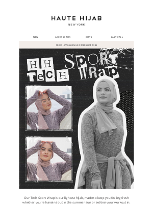 Haute Hijab - Tech Wrap Spotlight! Known to keep you cool 🧊