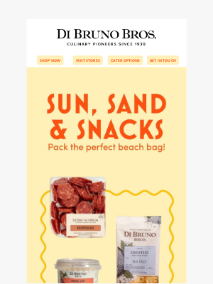 Di Bruno Bros. - Sun, Sand & Snacks: Beach Bag Essentials!