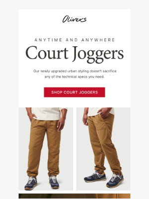 OLIVERS - Meet our new Court Joggers