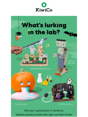Kiwi Co. - Lurking in the lab… and ready to pounce 👻🧪