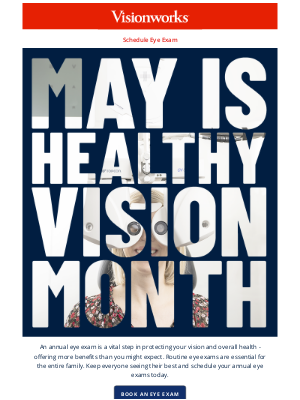 Visionworks of America - Protect your vision with an annual eye exam