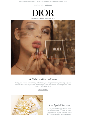 Dior - CELEBRATE YOURSELF WITH DIOR