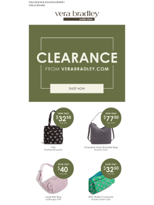 Vera Bradley - Shop clearance styles from verabradley.com!