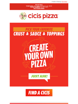 Cici's Pizza - Create Your Own Deliciousness. 🤤